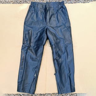 春秋款 保暖加厚骑行皮裤 裤 飞行裤 子冬季 0飞行皮衣服山羊皮皮裤