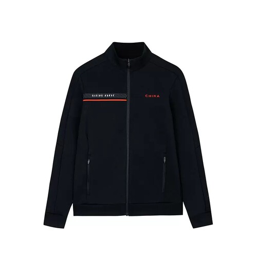 新款立领开衫长袖运动服上衣