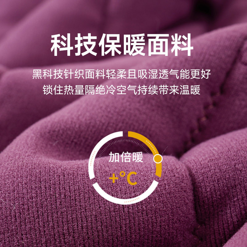 妈妈冬棉衣中老年女装羊毛棉服老人奶奶加绒加厚保暖内胆棉袄外套