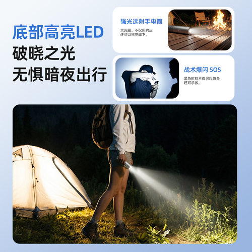 新款高速手持风扇口红升级版风扇usb便携式数显迷你风扇