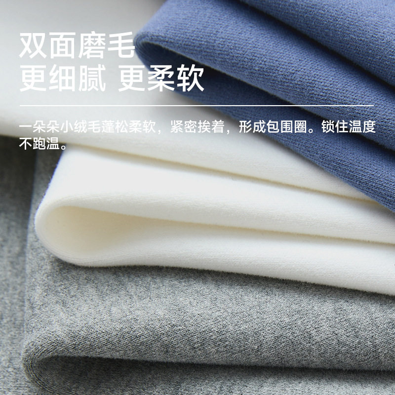 2025新款情侣保暖内衣纯棉加厚秋衣秋裤男女纯棉打底套装冬季