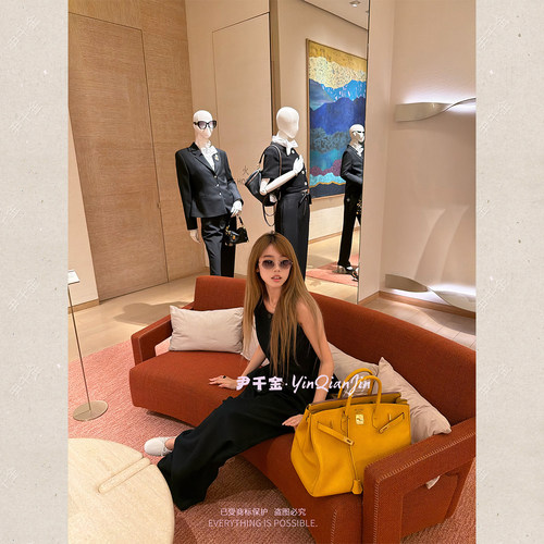 尹千金法式老钱风显瘦女套装
