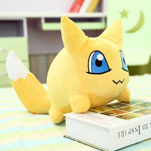 数码宝贝 数码暴龙Digimon Adventure小狐兽布偶现货全国包邮