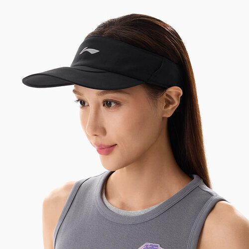 李宁跑步系列反光吸湿排汗空顶帽运动帽遮阳帽男女同款AMXW015