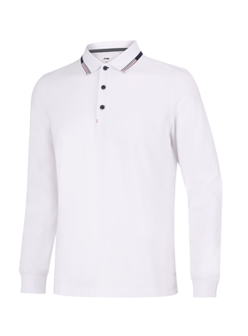 李宁长袖polo衫休闲商务翻领团购系列运动上衣2022秋新款APLS265