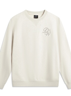 李宁韦德系列男子套头卫衣圆领百搭宽松舒适2026春AWDW013