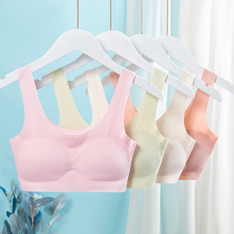 儿童发育期少女内衣无痕女童运动青春期初中生高中生文胸女生胸