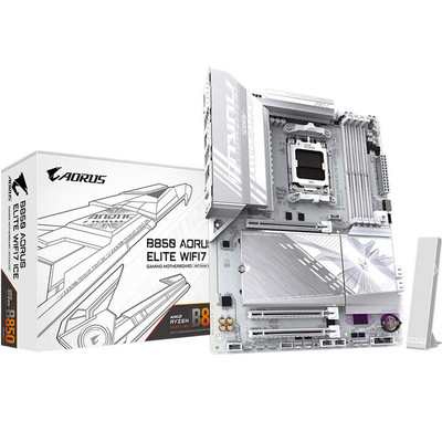 技嘉冰雕B850 AORUS ELITE WIFI7 ICE主板大板适用9600X/9700X