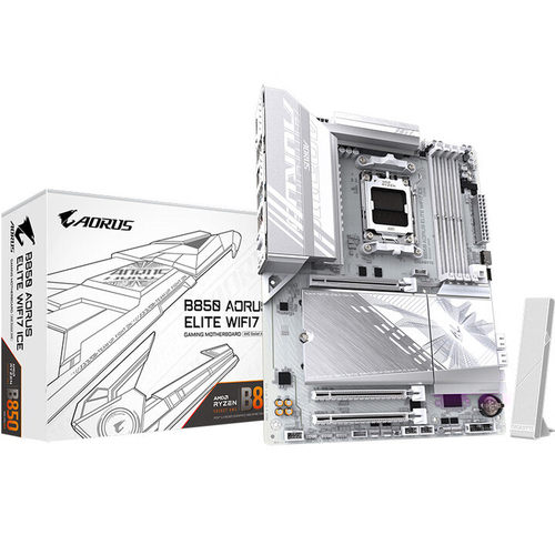 技嘉冰雕B850 AORUS ELITE WIFI7 ICE主板大板适用9600X/9700X