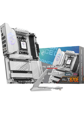 MSI MPG X870E EDGE TI WIFI刀锋钛主板支持CPU 9800XD3/9950X3D