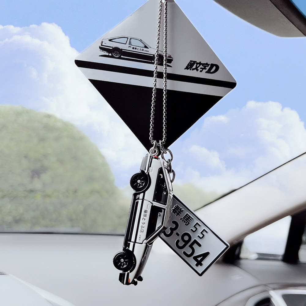 进口正品AE86后视镜挂件头文字D