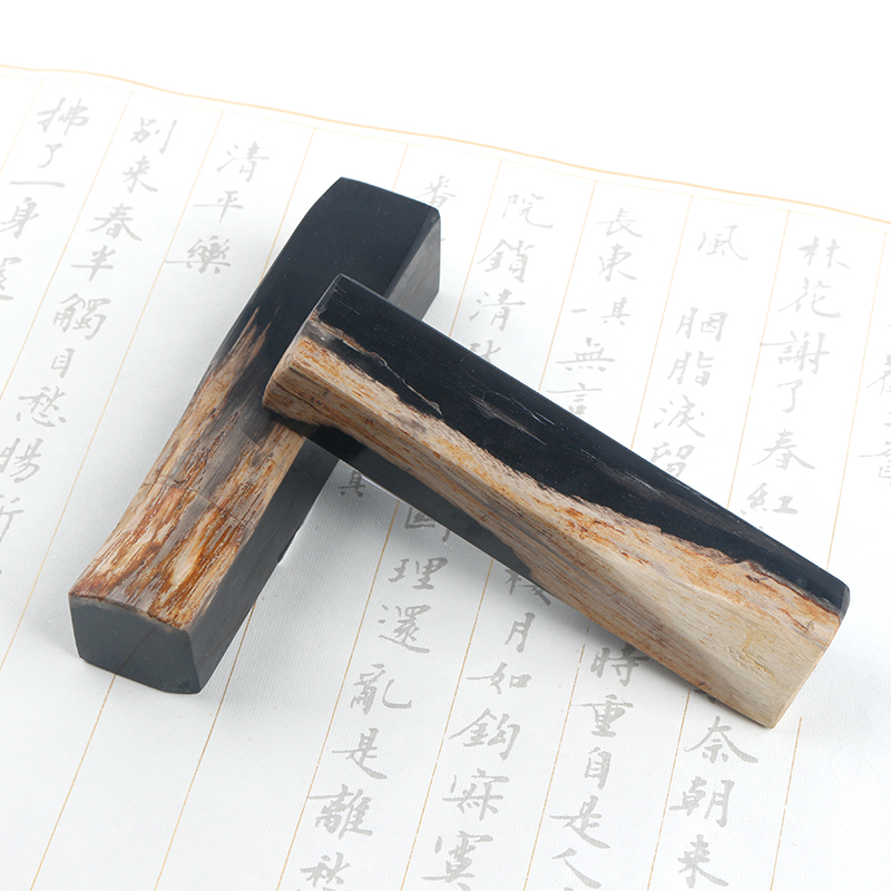 木化石镇尺新中式桌面摆件礼物