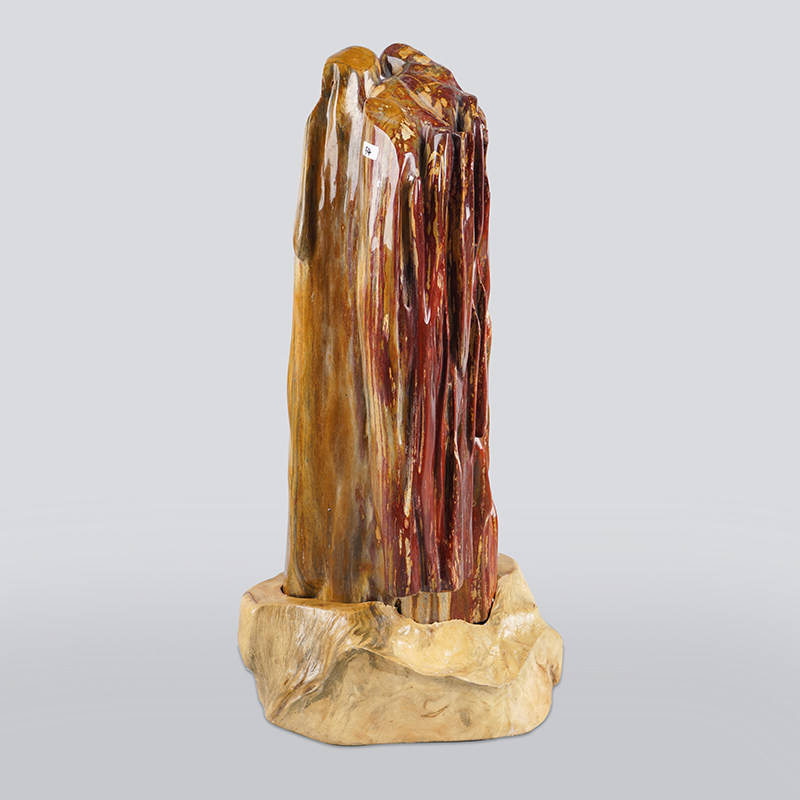 树化玉落地大摆件天然硅化木客厅玄关装饰品观赏石酒店会所售楼处