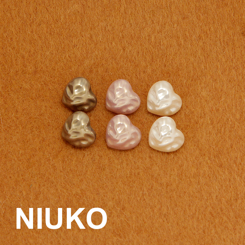 NIUKO纽扣高档心形树脂扣子