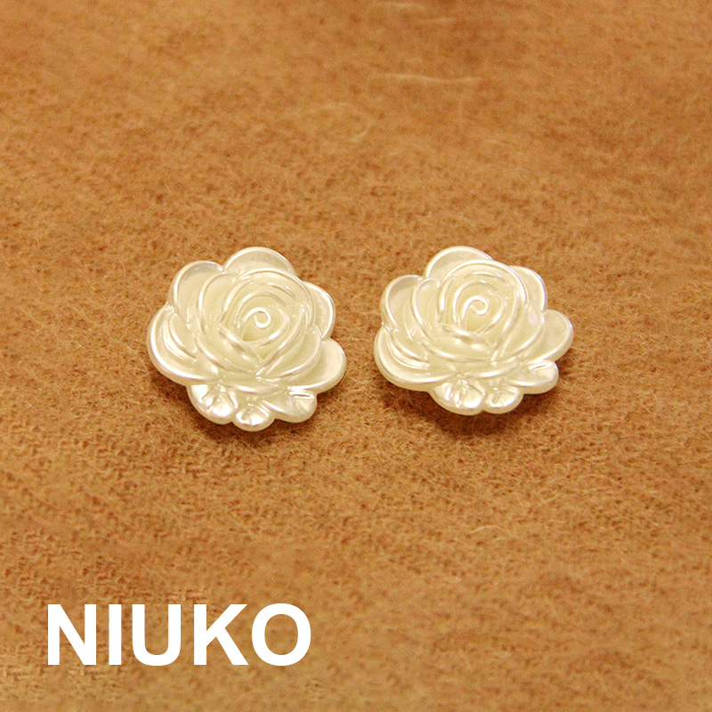 niuko纽扣辅料立体白色衬衫20mm