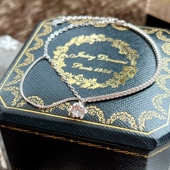 限定轻奢JUICY DREAMS小众不对称满钻水晶流苏吊坠纯银手链礼物女