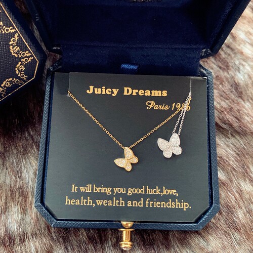 juicydreams925银许愿成真项链
