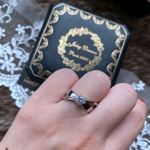 高定轻奢JUICY DREAMS幸运环环相扣925银小众情侣戒指