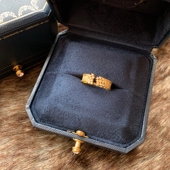 DREAMS复古开口可调节水晶 满天星 幸运 轻奢JUICY 许愿成真 戒指