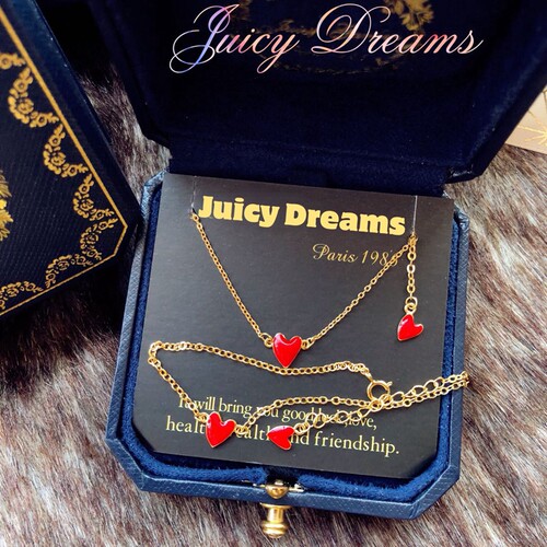 法国设计师许愿桃心饰品