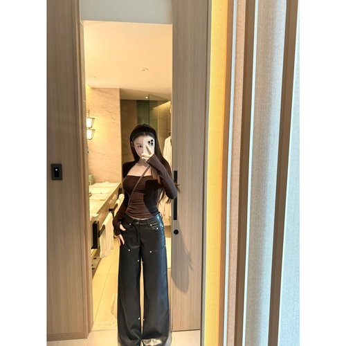 10/20 20:00 比较重工的 棉+pu好质感皮裤 双版本