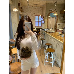 富贵皮草包包 定制链条皮毛一体 熊猫京京 日本购入心水好物