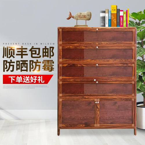 加厚铝合金经济型家用门口鞋柜