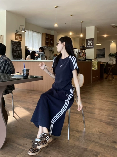 Летняя футболка, спортивный костюм, юбка, большой размер, по фигуре