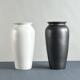 简约黑白现代陶瓷花瓶摆件客厅插花家居轻奢高级感艺术花器装 饰品