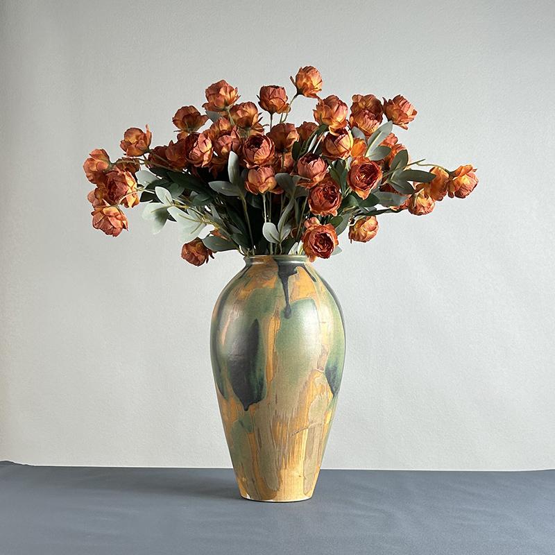 景德镇高温陶瓷花瓶油画风