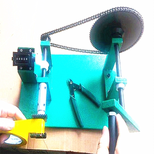 变压器绕线工具线圈绕线机手动手摇机 带 码表自动 计数265