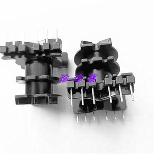 PQ3230变频变压器磁芯骨架立式双槽6+6