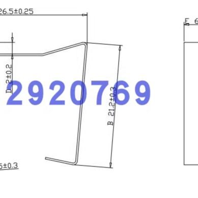 变压器钢夹铁夹铁扣E25变压器磁