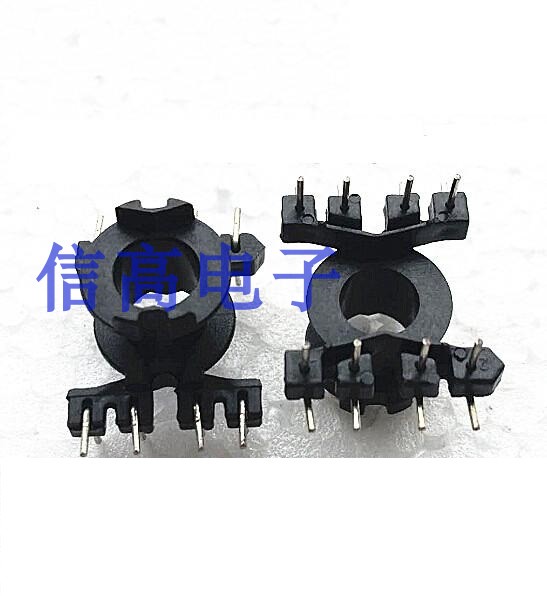 RM6变压器磁芯骨架立式4+4L脚