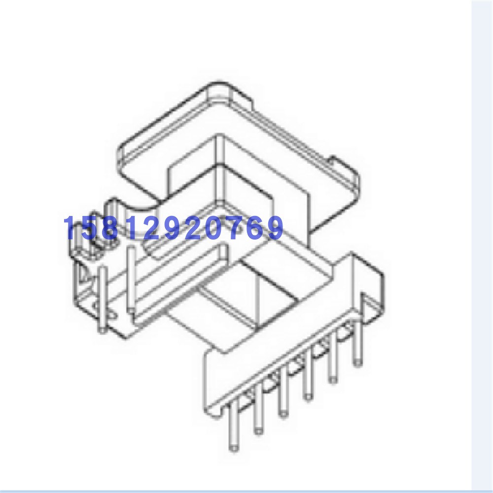 EE19高频磁芯骨架立式6+2