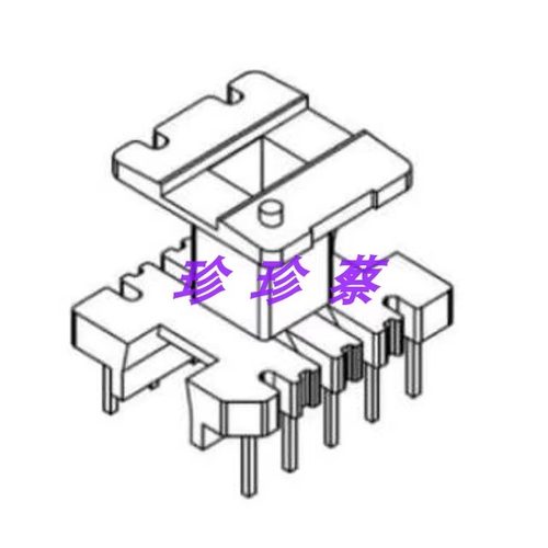 变压器磁芯骨架立式5+5排距13