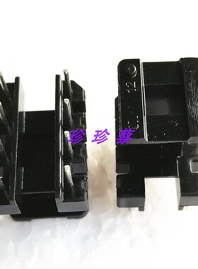 开关电源变压器磁芯骨架EE19功率磁芯加EE19骨架立式4+4针