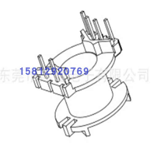 PQ20变压器电木骨架立式4+2
