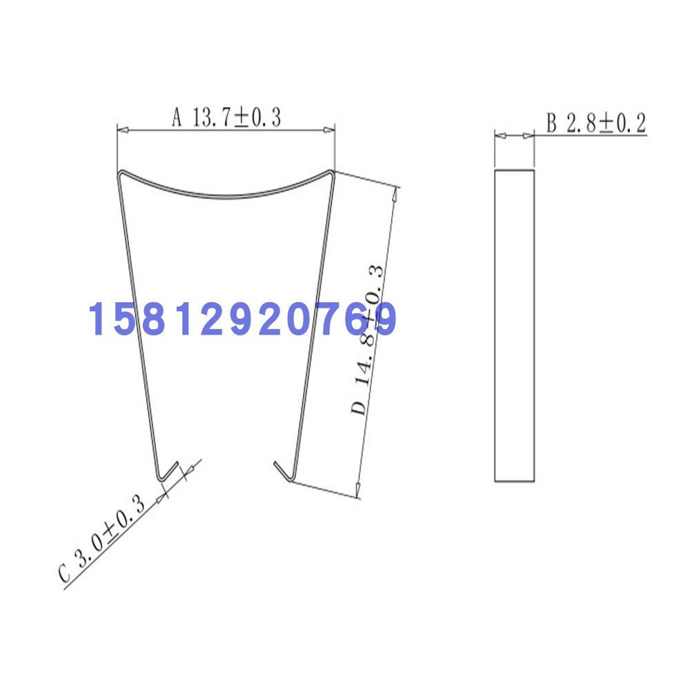 EPC13变压器磁芯用钢夹EPC钢夹