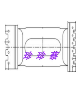 ED2633高频变压器ED2633磁芯+骨架立式4+6