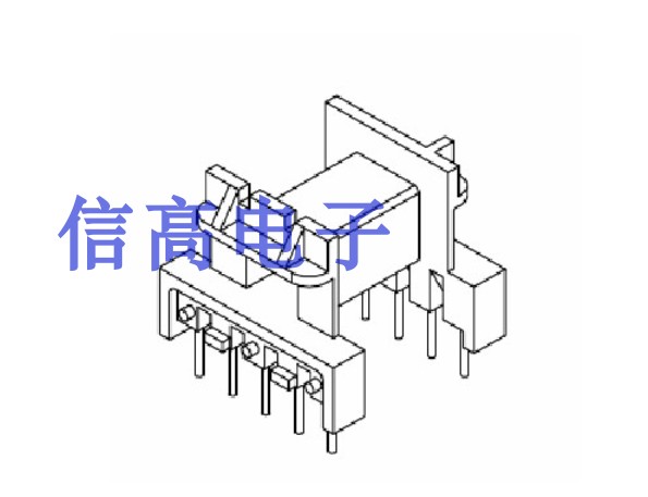 EF20变压器骨架磁芯EE20卧式