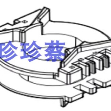 pq20高频变压器磁芯立式