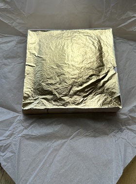 金色铜箔仿金箔纸变色硫磺烧美术金箔国画工笔画kustom金铂100张