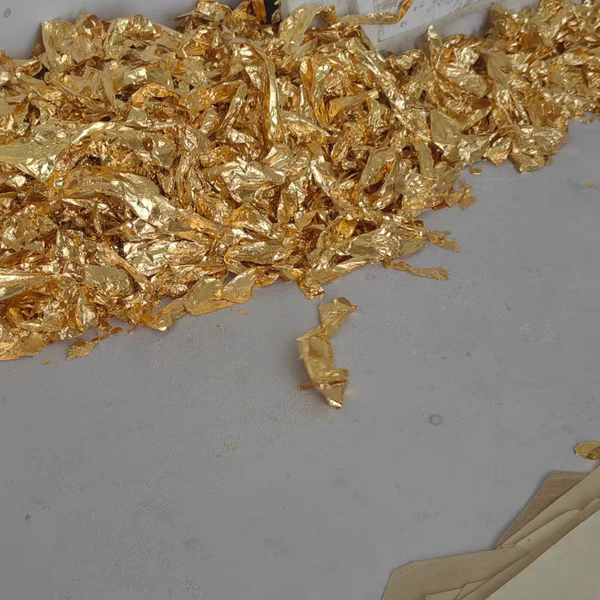 24K黄金箔碎边角可制作唐卡金豆