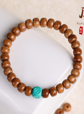 精品A+高抛光库克圆珠直切归圆老型桶珠手串菩提文玩男女绕指柔