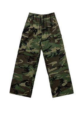 11PRODUITS 廓形宽松三合一可拆卸迷彩中性工装裤