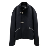 Неизвестный мир FW21 Тяжелая шерстяная шерстяная пряжка на молнии