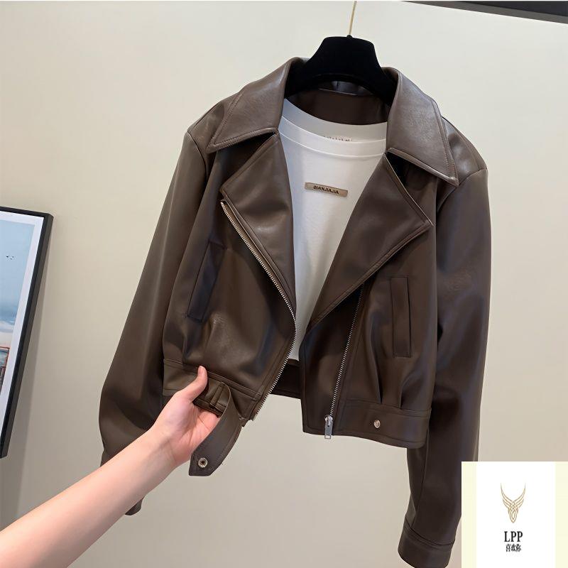 清仓皮衣外套女加绒秋季