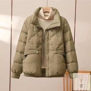 显瘦外套棉袄 立领棉衣百塔保暖冬装 清仓短款 羽绒棉服女时尚