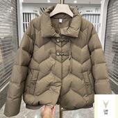 清仓2025冬季 棉衣洋气小个子外套中老年上衣新中式 风棉袄